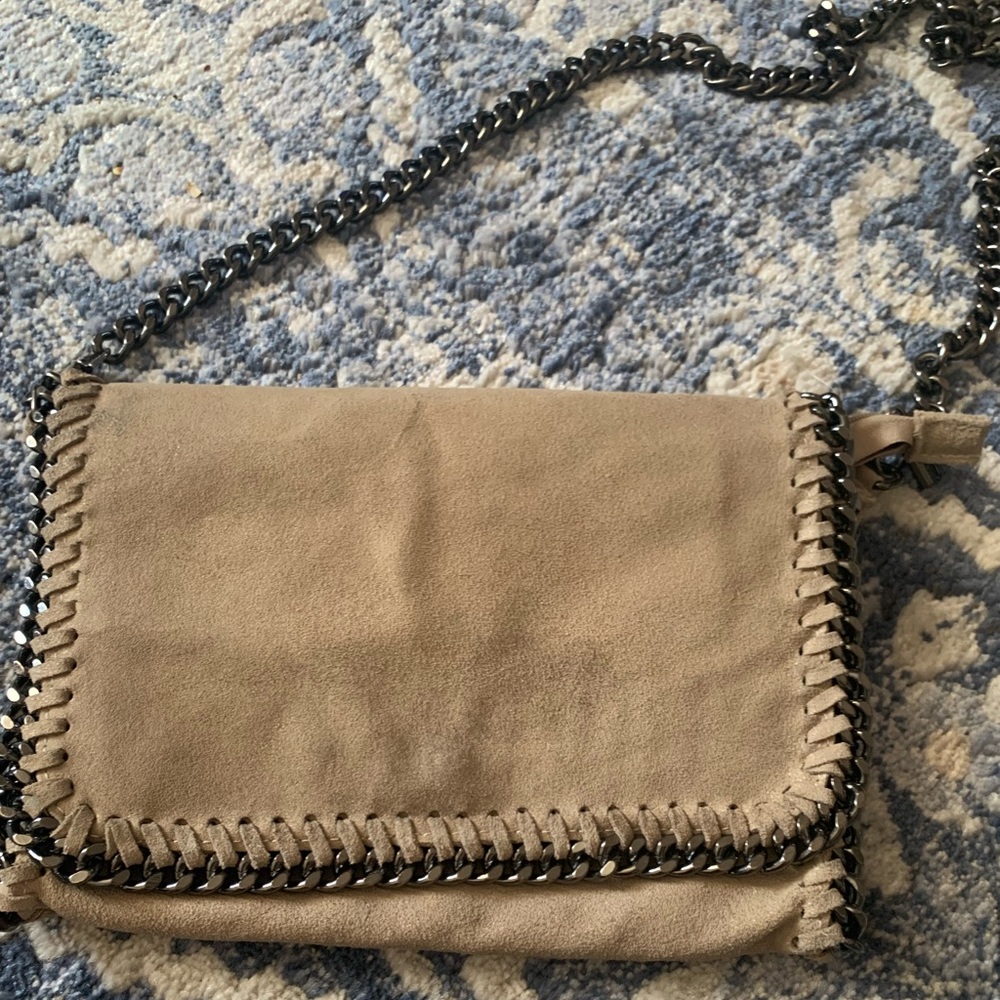 Leather crossbody bag women Italy used.